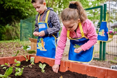 Kita Rathausspatzen Corona 2020 Gemüsebeete für Kids