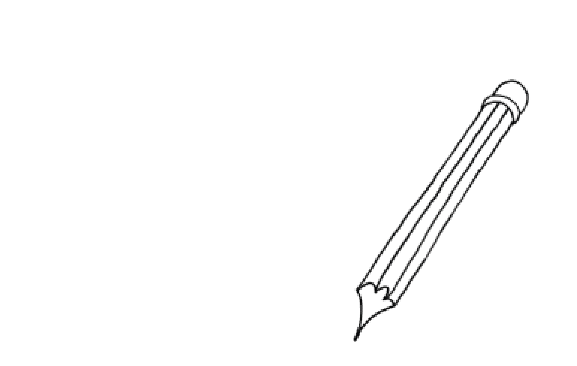 Grafik eines Bleistiftes.